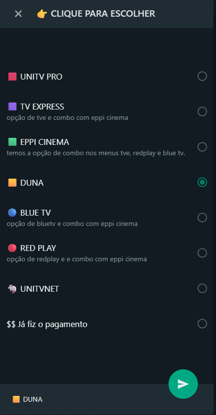 recarga RedPlay pelo whatsapp 2