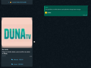 recarga RedPlay pelo whatsapp 3